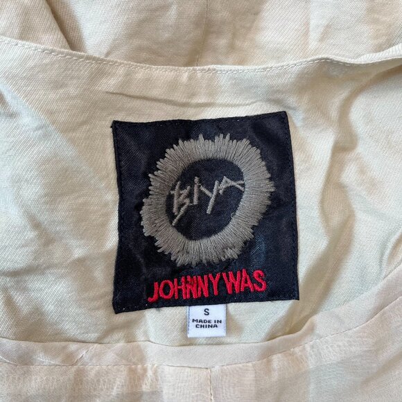 NWOT Johnny Was Bamboo KIMONO Embroidered Beaded sequins Floral Coat Jacket Sz S - Picture 16 of 16